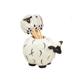 Black Face Sheep Ceramic Toothpick Holder