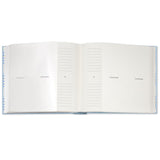 Hallmark Gather Happy Memories Gold on Light Blue Linen Photo Album