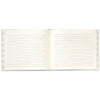 Hallmark So Happy You're Here Blue and White Striped Guest Book