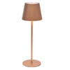 Bronze Metal Indoor or Outdoor Rechargeable Touch Lamp with Dimmer 14''