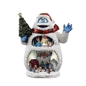 12.75" Bumble the Abominable Snow Monster 2-Tier Musical Tabletop Figurine
