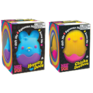 Bunnies & Chicks Nee Doh with Removable Egg Shell