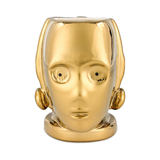 Silver Buffalo C3PO Head 3D Sculpted Ceramic Mug