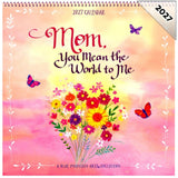 Blue Mountain Arts mom you mean the world to me 2027 Wall Calendar