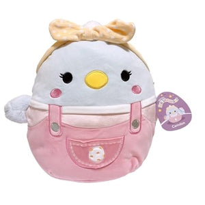 Spring Squishmallow Camden the Blue Chick in Pink Overalls 8" Stuffed Plush by Kelly Toy