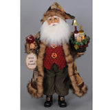 Karen Didion Basket of Cheer Santa 17"