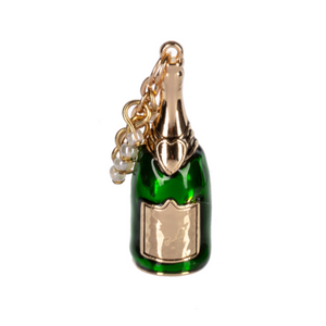 Pop the Bubbly Champagne Bottle Token Charm