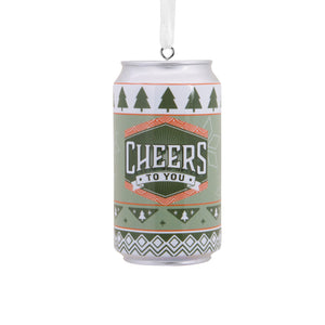 Cheers to You Beer Can Hallmark Ornament
