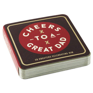 Hallmark Cheers to a Great Dad Coaster Book