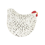 Chicken Hen Ceramic Tidbit Plate