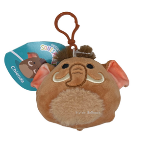 Squishmallow Chienda the Wooly Mammoth Pre-Historic Squad 3.5" Clip Stuffed Plush By Kelly Toy