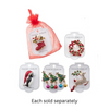 1.5-2.5" Christmas Brooch 5 Assorted: Penguin, Reindeer, Boot, Wreath & Trees
