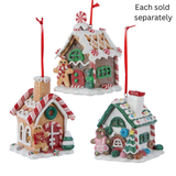 Claydough Gingerbread House Ornament 3.5"