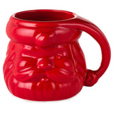 Hallmark Red Sculpted Santa Mug, 8 oz.