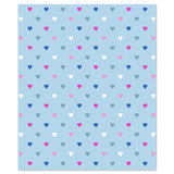 Hallmark Colorful Hearts Throw Blanket, 50x60