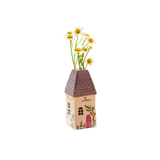 Cottage Home Bud Vase Coffee 4"