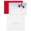 Hallmark Cozy Snowman and Flurries Boxed Christmas Cards, Pack of 40