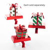 Gift Box Stocking Hangers, 3 Assorted