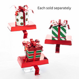 Gift Box Stocking Hangers, 3 Assorted