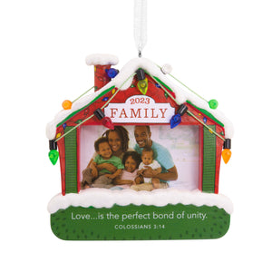 DaySpring Family Religious 2023 Photo Frame Hallmark Ornament