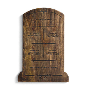 Hallmark Disney The Haunted Mansion Gravestone Charcuterie Board