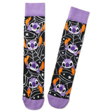 Hallmark Disney Stitch Spider Web Novelty Crew Socks