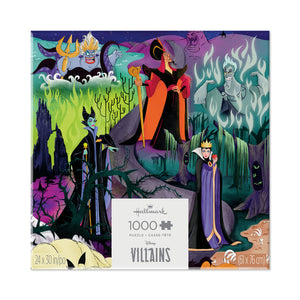 Hallmark Disney Villains It's Good to Be Bad 1000-Piece Jigsaw Puzzle