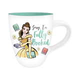 Silver Buffalo Disney Princess Belle Fully Booked 25 oz. Jumbo Curved Ceramic Mug