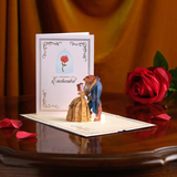 Disney's Beauty and The Beast Enchanted Love Pop-Up Card