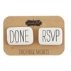 Bistro Fridge Magnets Set of 2 - RSVP Done