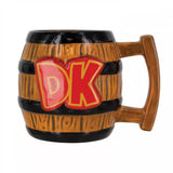 Donkey Kong Barrel Shaped Ceramic Mug 17 Oz.
