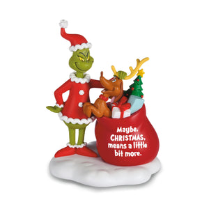 Hallmark Dr. Seuss's How the Grinch Stole Christmas!™ Grinch and Max Figurine, 5.5"