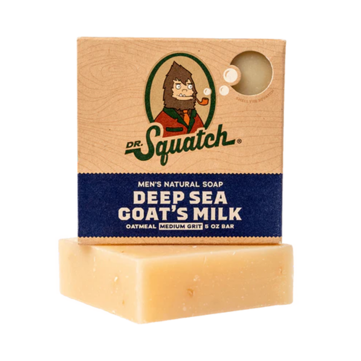 Dr. Squatch All Natural Bar Soap for Men Deep Sea Goat's Milk 1.39 Oz ...