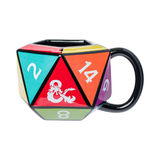 Silver Buffalo Dungeons & Dragons D20 Die Ceramic 3D Sculpted Mug