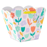 Hallmark 10.4" Floral Basket-Shaped Medium Easter Gift Bag With Butterfly Tag