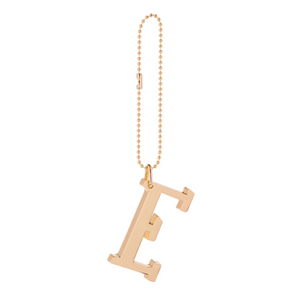 Gold Monogram Anywhere Charm - E