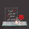 Red Rose, Forever & Always Figurine