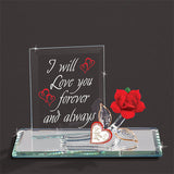 Red Rose, Forever & Always Figurine