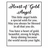 Heart of Gold Angel Token Charm