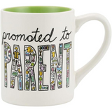 Enesco Simply Mud Parent Mug, 4.13 Inch, Multicolor, 14 oz