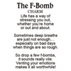 F-Bomb Token Charm