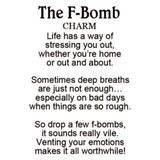 F-Bomb Token Charm