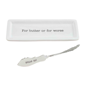 For Butter or For Worse Spread Out Dish Set