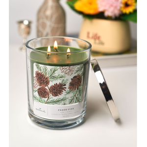 Hallmark Fresh Pine 3-Wick Jar Candle, 16 oz.