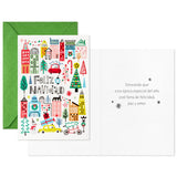 Hallmark Festive Cityscape Boxed Christmas Cards, Pack of 16