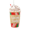 Hallmark Festive Feels Coffee Cup Shatterproof Ornament