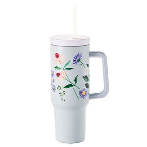 Hallmark Wildflowers Insulated Travel Cup With Handle, 40 oz.