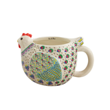Folk Art Coffee Mug Penny the Chicken 16 Oz.