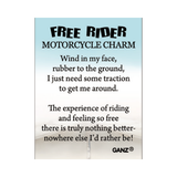 Free Rider Motorcycle Token Charm
