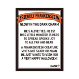 Friendly Frankenstein Glow in the Dark Token Charm